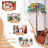 NNECW 1.8m Artificial Palm Tree with 64 PVC Branch Tips for Home/Office/Carnival/Christmas