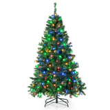 NNECW 1.8M Pre-lit Hinged Christmas Tree with Memory Function & LED Lights