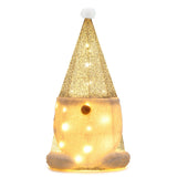 NNECW Pre-Lit Gnomes Christmas Decoration with 40 Warm White LED Lights for Home & Garden