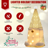 NNECW Pre-Lit Gnomes Christmas Decoration with 40 Warm White LED Lights for Home & Garden