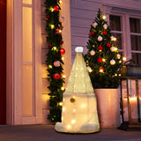 NNECW Pre-Lit Gnomes Christmas Decoration with 40 Warm White LED Lights for Home & Garden