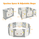 NNECW Kids Safety Yard Activity Center with Storage Bag