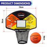 NNEDPE Kahuna Trampoline LED Basketball Hoop Set with Light-Up Ball