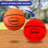 NNEDPE Kahuna Trampoline LED Basketball Hoop Set with Light-Up Ball