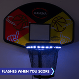 NNEDPE Kahuna Trampoline LED Basketball Hoop Set with Light-Up Ball
