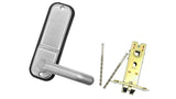 NNEDPE Push Button Digital Combination Security Door Lock