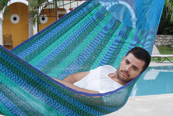 NNEDSZ Queen Size Cotton Hammock in Caribe