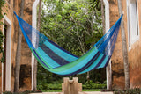 NNEDSZ Size Mayan Legacy Cotton Mexican Hammock in Oceanica Colour
