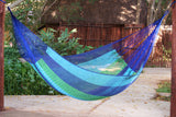 NNEDSZ  Size Mayan Legacy Cotton Mexican Hammock in Oceanica Colour
