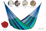 NNEDSZ Size Mayan Legacy Cotton Mexican Hammock in Oceanica Colour