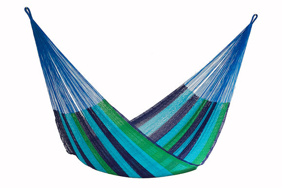 NNEDSZ  Size Mayan Legacy Cotton Mexican Hammock in Oceanica Colour