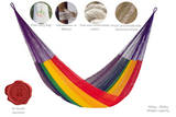 NNEDSZ Mayan Legacy Cotton Mexican Hammock in Rainbow colour