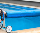 NNEDPE 500 Micron Solar Swimming Pool Cover 11m x 6.2m - Blue