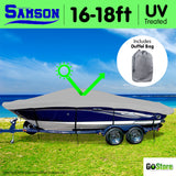 NNEDPE Samson Boat Cover Trailerable Heavy Duty 16-18FT