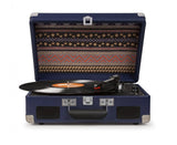 NNEDPE Crosley Cruiser II Record Player Turntable Music System  - Blue