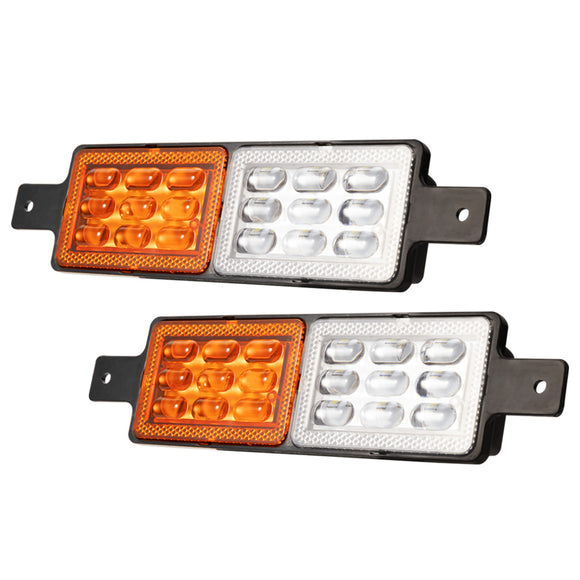 NNEDSZ 2x Sealed LED Indicators & Parking Lights Lamp Submersible 4x4 4WD 12V