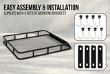 NNEDPE RIGG Universal Car Roof Rack Basket Cargo Carrier