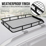 NNEDPE RIGG Universal Car Roof Rack Basket Cargo Carrier