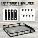 NNEDPE RIGG Universal Car Roof Rack Basket Cargo Carrier