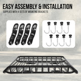 NNEDPE RIGG Universal Car Roof Rack Cage Cargo Carrier
