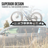 NNEDPE RIGG Universal Car Roof Rack Cage Cargo Carrier