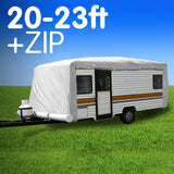 NNEDPE Caravan Cover with zip 20-23 ft