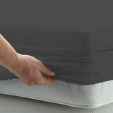 NNEDPE Pewter Cotton microfibre 1000TC 4pc King sheet set