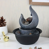 NNETM Moon Fountain USB-Powered Tabletop Waterfall Kit