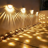 NNETM Twinkling Festive Glow: Christmas Solar Fence Lights 4-Pack