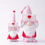NNETM Valentine's Day Gnome Plush Doll Decorations - Set of 2
