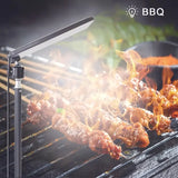 NNETM Black Matte Portable Outdoor Camping Lamp with USB Charging