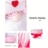 NNETM Valentine's Day Gnome Plush Doll Decorations - Set of 2