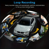NNETM 1080P Dual Camera Dash Cam for Cars with 32GB Memory Card