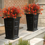 NNETM Vibrant Artificial Fall Flowers - Set of 4