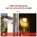 NNETM Illuminate Your Holidays: 4-Pack Solar Fence Lights for Festive Deck Decoration
