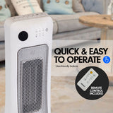 NNEDPE Dimplex 2000W Ceramic Tower Portable Electric Heater - DHCER20SW