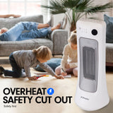 NNEDPE Dimplex 2000W Ceramic Tower Portable Electric Heater - DHCER20SW