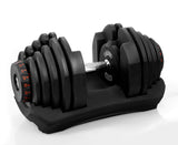 NNEDPE 1x 40kg Powertrain Adjustable Dumbbell