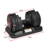 NNEDPE 20kg Powertrain Gen2 Home Gym Adjustable Dumbbell