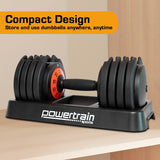 NNEDPE Powertrain GEN2 Pro Adjustable Dumbbell Weights- 25kg