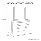 NNEDSZ Pieces Bedroom Suite in Solid Wood Veneered Acacia Construction Timber Slat King Single Size Oak Colour Bed, Bedside Table , Tallboy & Dresser