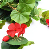 NNEDSZ Geranium Hanging Bush with Red Flowers 60cm