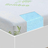 NNEIDS  5cm Thickness Cool Gel Memory Foam Mattress Topper Bamboo Fabric King