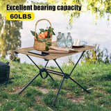 NNETM Foldable Aluminum Alloy Camping Table