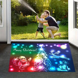 NNETM 1pc Christmas Decor Floor Mats