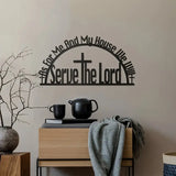 NNETM Cross & Bible Wall Signs - Inspirational Iron Metal Wall Art Decor