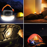 NNETM Portable Rechargeable LED Camping Lantern with Magnetic Base