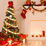 NNETM Christmas Ribbon Fairy Lights - Golden Garland