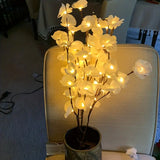 NNETM 1pc-20 LED White Willow Branch Lights