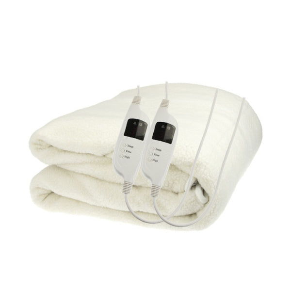NNEDPE Fleece 9 Level Heated Settings Electric Blanket - King – NNE Living